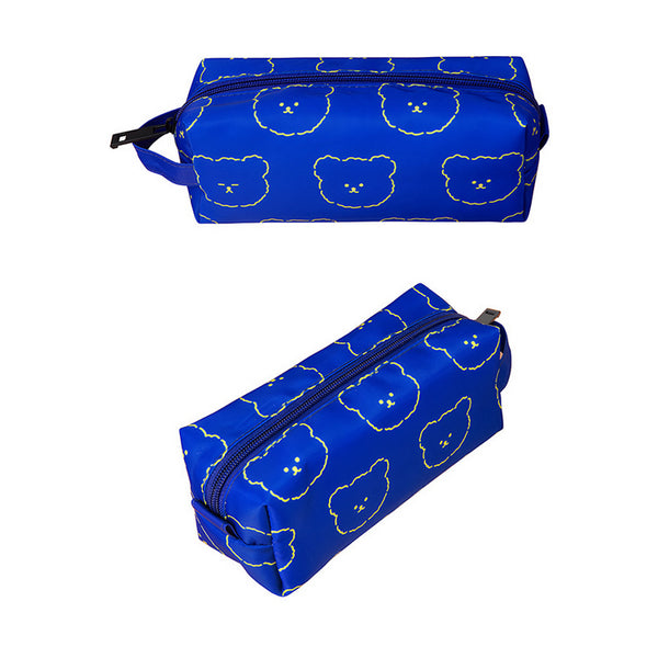 Teddy Bear [ Blue ] Box Pouch Wrist Strap By Kiitos Life