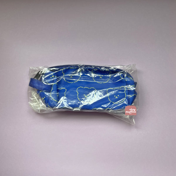 Teddy Bear [ Blue ] Box Pouch Wrist Strap By Kiitos Life