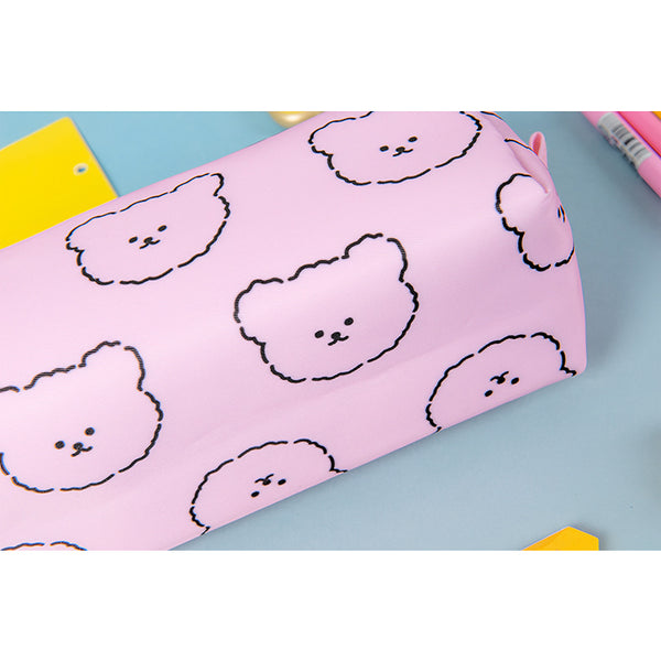 Teddy Bear [ Pink ] Box Pouch Wrist Strap By Kiitos Life
