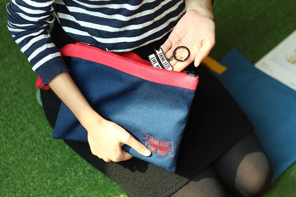 Think Less Live More [Red] Pouch By U-Pick