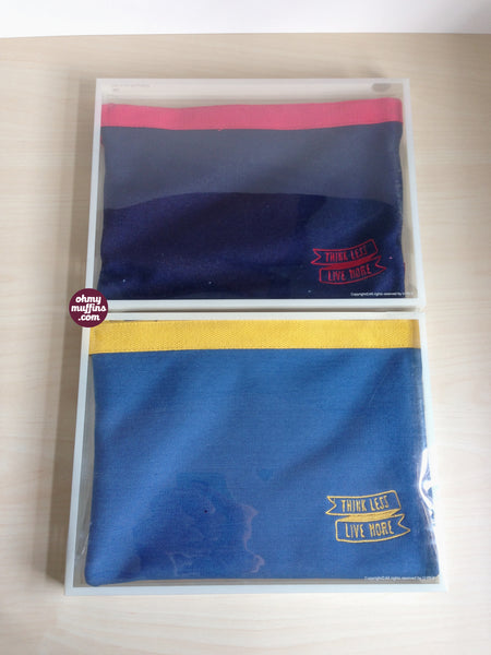 Think Less Live More [Red] Pouch By U-Pick