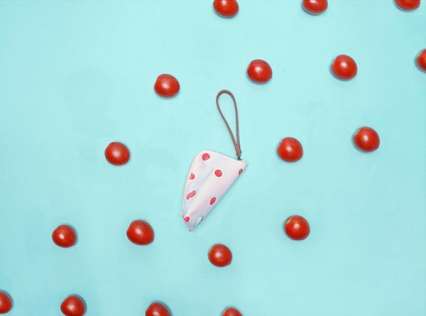 Key Coin Tomato Pink Pouch By 小野 Xaoye