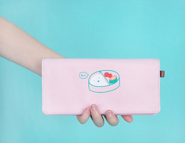 Canvas Long Wallet By 小野 Xaoye