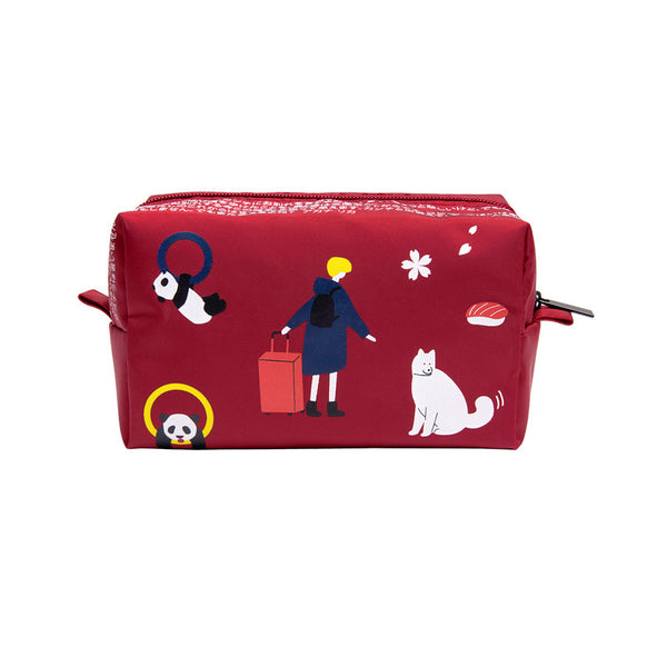 Tokyo Box Impression Red Pouch By Kiitos Life
