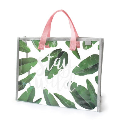 Stay Wild Transparent Beach Bag By U-Pick