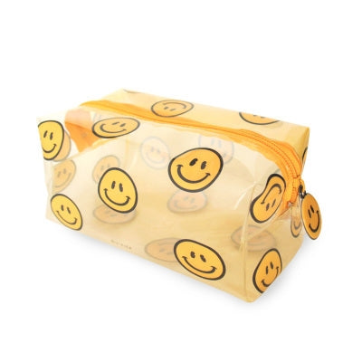 Transparent Box Smiley Face Pouch By U-Pick