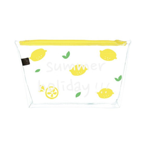 Transparent Lemon Travel Pouch By U-Pick