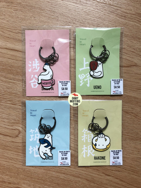 Travel In Tokyo Key Chain By HAI2