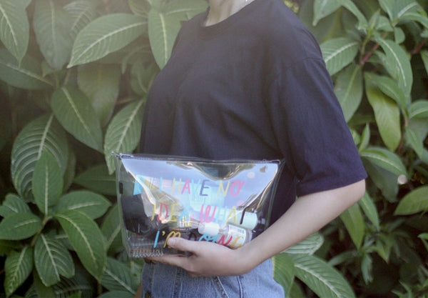 Transparent [No Idea] Travel Pouch By U-Pick