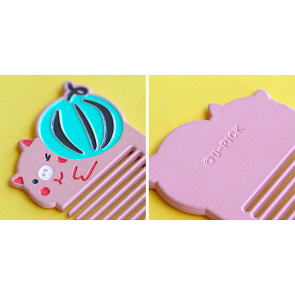 Small Pocket [Piggy] Animal Melon Comb By U-Pick