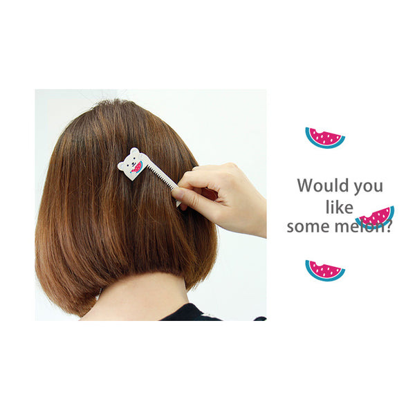 Small Pocket [Polar Bear] Animal Melon Comb By U-Pick