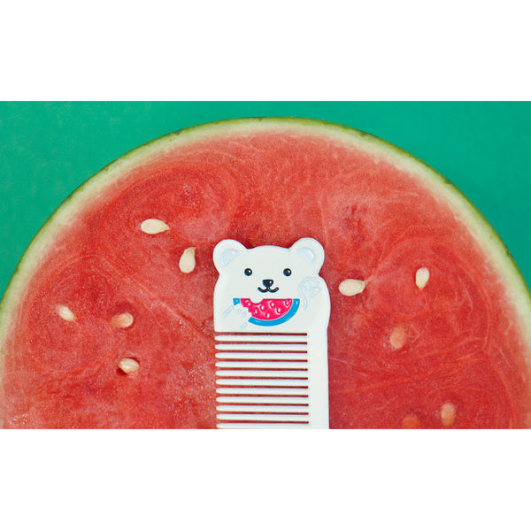 Small Pocket [Polar Bear] Animal Melon Comb By U-Pick
