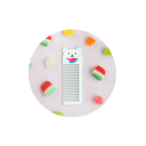 Small Pocket [Polar Bear] Animal Melon Comb By U-Pick