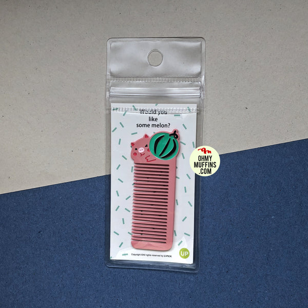 Small Pocket [Piggy] Animal Melon Comb By U-Pick