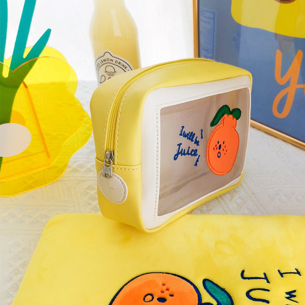 Ugly Orange [Orange Juice] Digital Pouch By Milkjoy