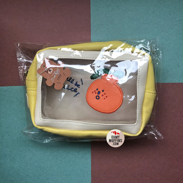 Ugly Orange [Orange Juice] Digital Pouch By Milkjoy