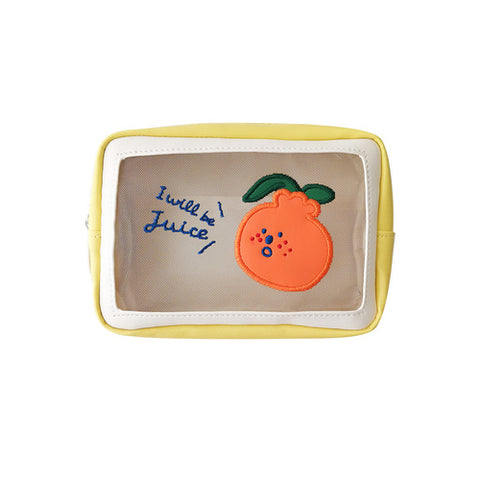 Ugly Orange [Orange Juice] Digital Pouch By Milkjoy