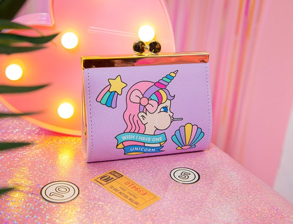 Clip Unicorn Girl Coin Pouch By Bentoy