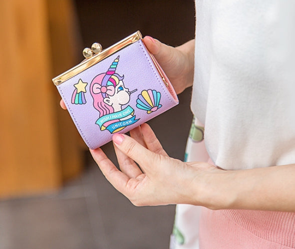 Clip Unicorn Girl Coin Pouch By Bentoy