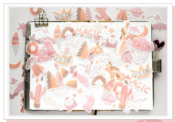 Elegant Unicorn Dream Sticker Pack