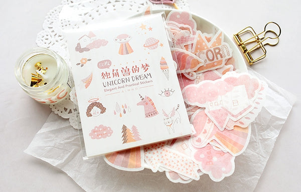 Elegant Unicorn Dream Sticker Pack
