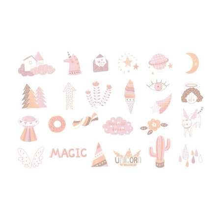 Elegant Unicorn Dream Sticker Pack