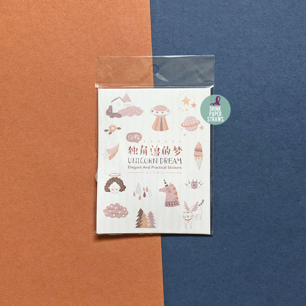 Elegant Unicorn Dream Sticker Pack
