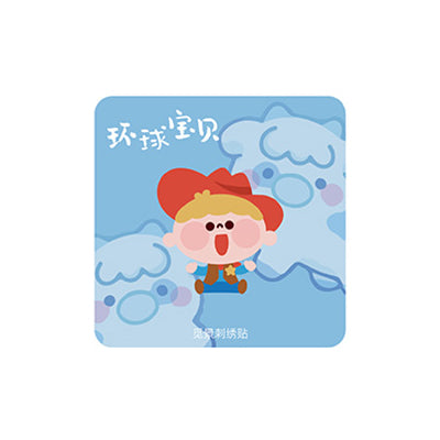 Universal Baby [American Cowboy] Embroidered Sticker & Iron-On Patch