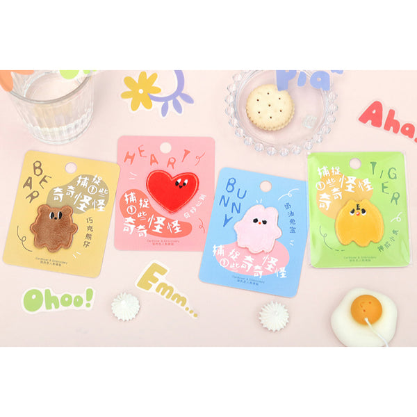 Very Strange [Bear] Embroidered Sticker & Iron-On Patch