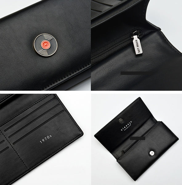 Classic Vinyl Long Wallet By Kiitos Life