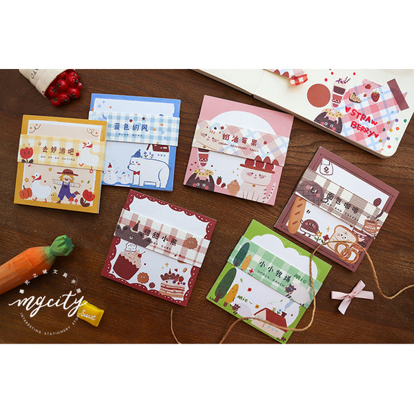 Warmth Light [Bread & Coffee] Notepad