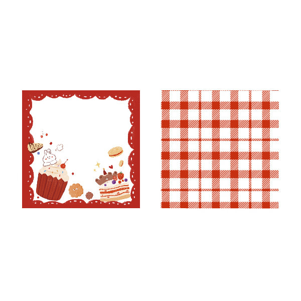 Warmth Light Sweet Cubs Notepad Memo Pad