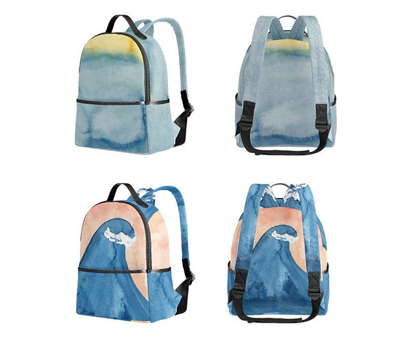 Watercolour Backpack By YIZI STORE