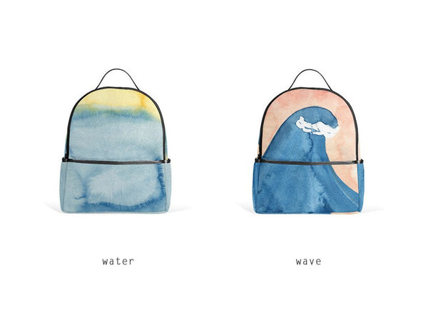 Watercolour Backpack By YIZI STORE