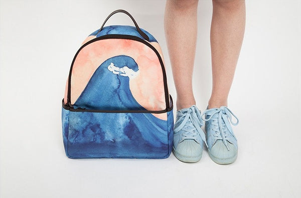 Watercolour Backpack By YIZI STORE
