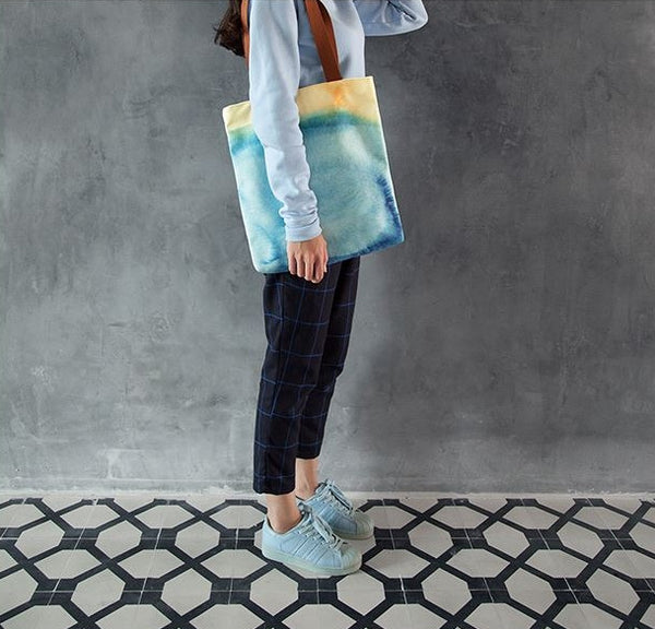 Watercolour Water Tote Bag By YIZI
