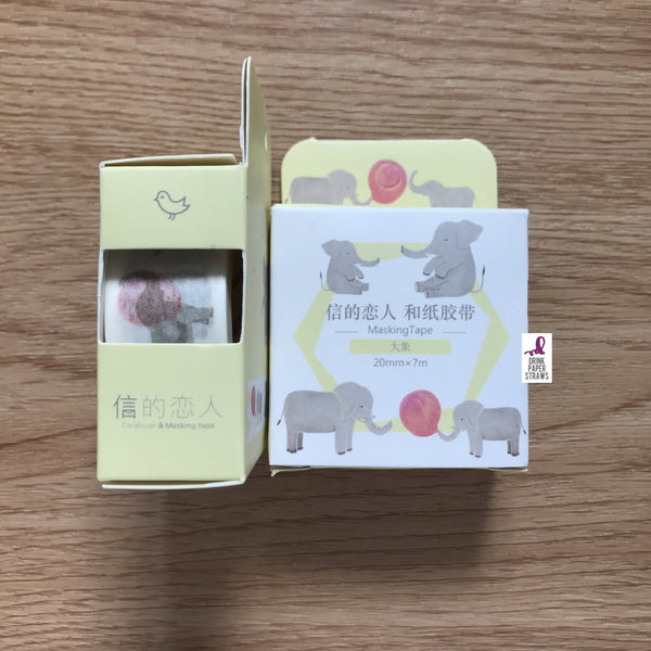 Whimsical Elephant Washi Tape