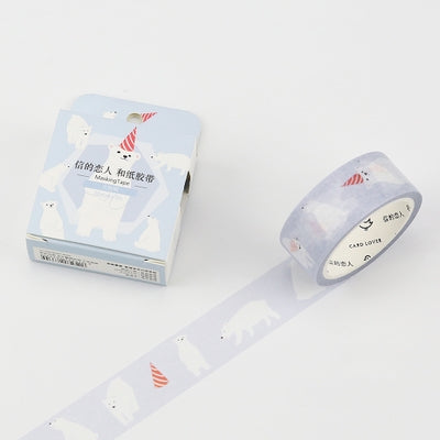 Whimsical Polar Bear Washi Tape