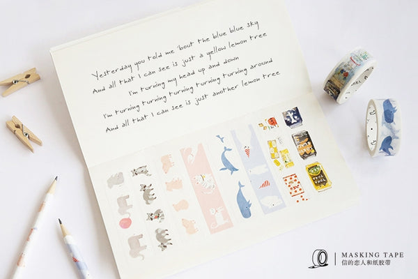 Whimsical Whale Washi Tape