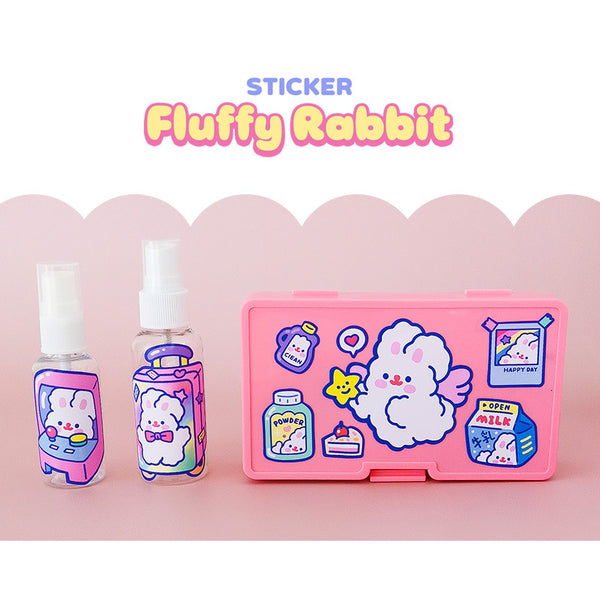 Fluffy Rabbit [Angel] Cute Stickers By Milkjoy