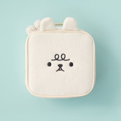 Animal White Square Pouch By Bentoy