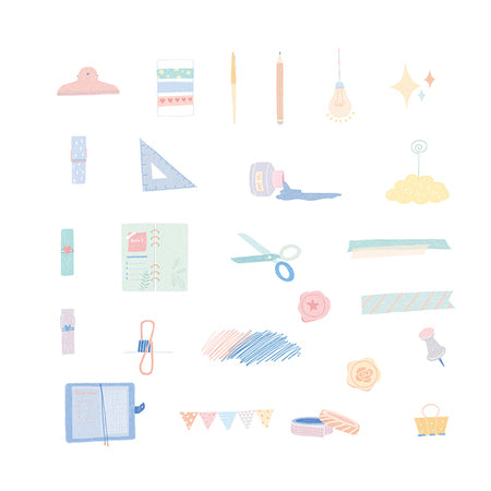 Elegant Write Your Mind Sticker Pack
