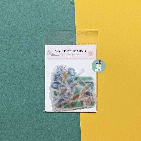 Elegant Write Your Mind Sticker Pack