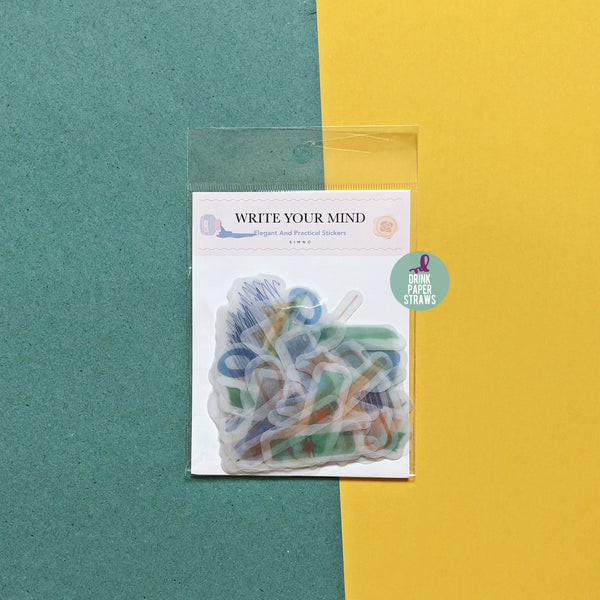 Elegant Write Your Mind Sticker Pack