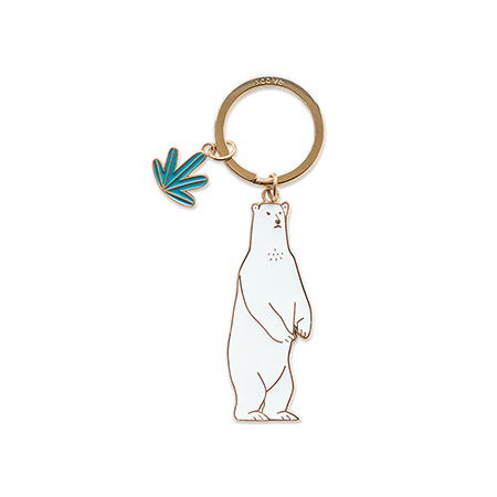 Animal Polar Bear Key Chain By 小野 Xaoye