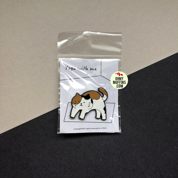 Yoga Cat [Downward Dog Pose] Pin By U-Pick