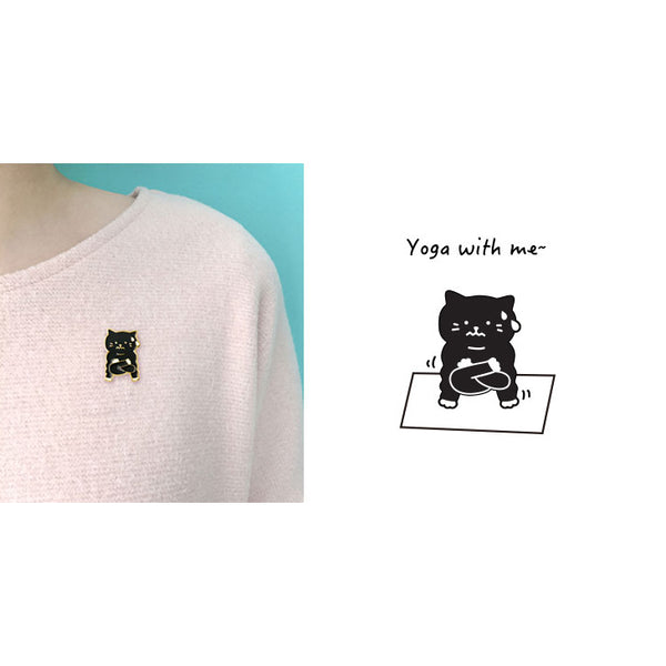 Yoga Cat [Lotus Pose] Pin By U-Pick
