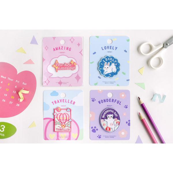 You Are Honey [Lovely] Embroidered Sticker & Iron-On Patch